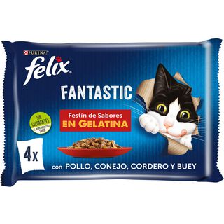 Felix Fantastic Carne en Gelatina sobre  - Multipack